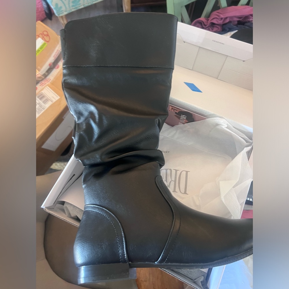 Black Slouch Boots